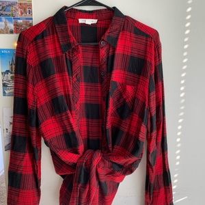 Red and black Medium flannel